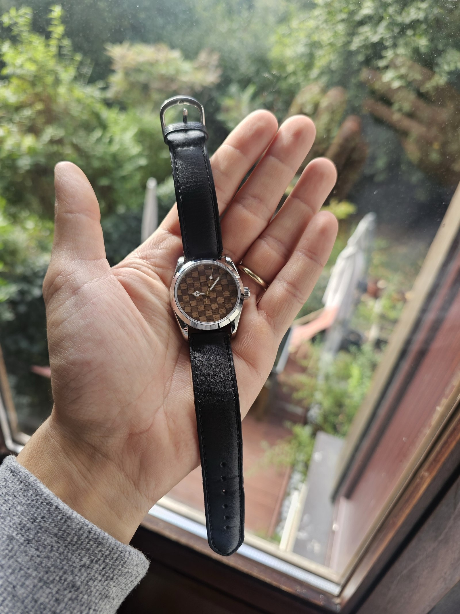 Sarper wearing one of the watches